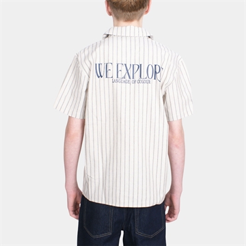 Grunt Jim Stripe Shirt Off White